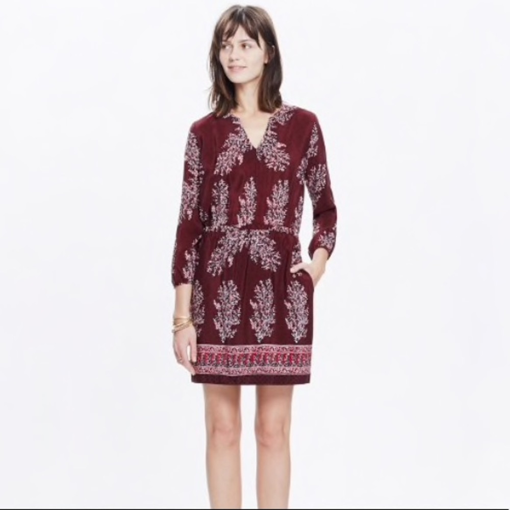 Madewell lassi silk dress